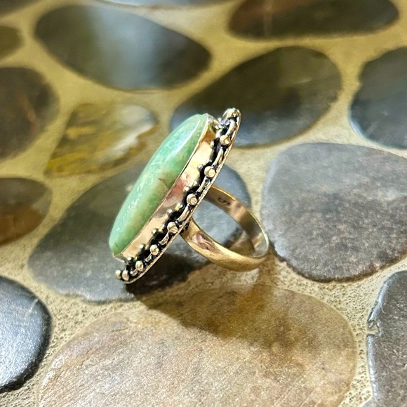 Amazonite Sterling Silver Ring - Picture 5 of 9